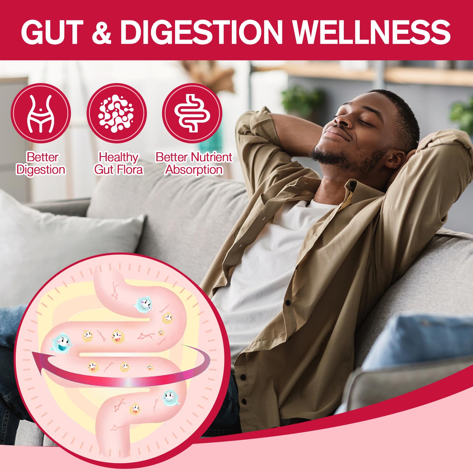 9-in-1 Probiotic Prebiotic Fiber Gummies for Adults & Teens 16G Fiber per Serving, Psyllium Husk Fiber Supplement with 5 Billion CFU Bacillus Coagulans - dailyvitalstore