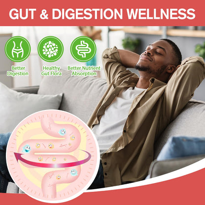 9-in-1 Probiotic Prebiotic Fiber Gummies for Adults & Teens, Sugar-free Fiber Supplement with Psyllium Husk, FOS, Inulin, ACV & 5 Billion CFU Bacillus Coagulans - dailyvitalstore