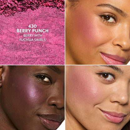COVERGIRL TruBlend Skin Enhancer Baked Luminous Blush, with Hyaluronic Acid & White Rose Extract, Blends Seamlessly - 430 Berry Punch