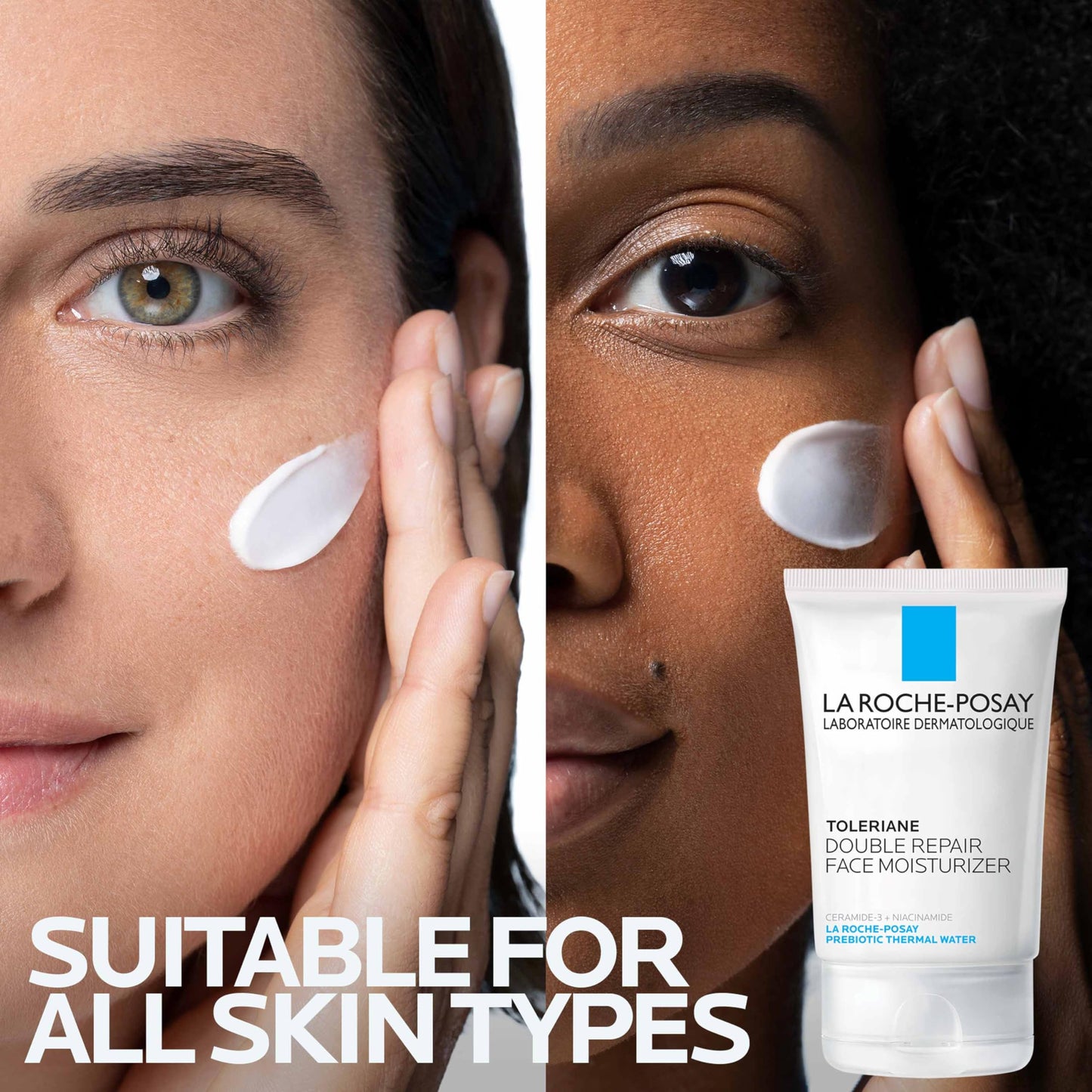 La Roche-Posay Toleriane Double Repair Face Moisturizer,Daily Moisturizer Face Cream with Ceramide and Niacinamide for All Skin Types,