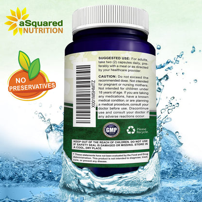 aSquared Nutrition Vitamin C Liposomal Complex - 1500mg Supplement - 180 Capsules - High Absorption VIT C Ascorbic Acid Pills - Supports Immune System