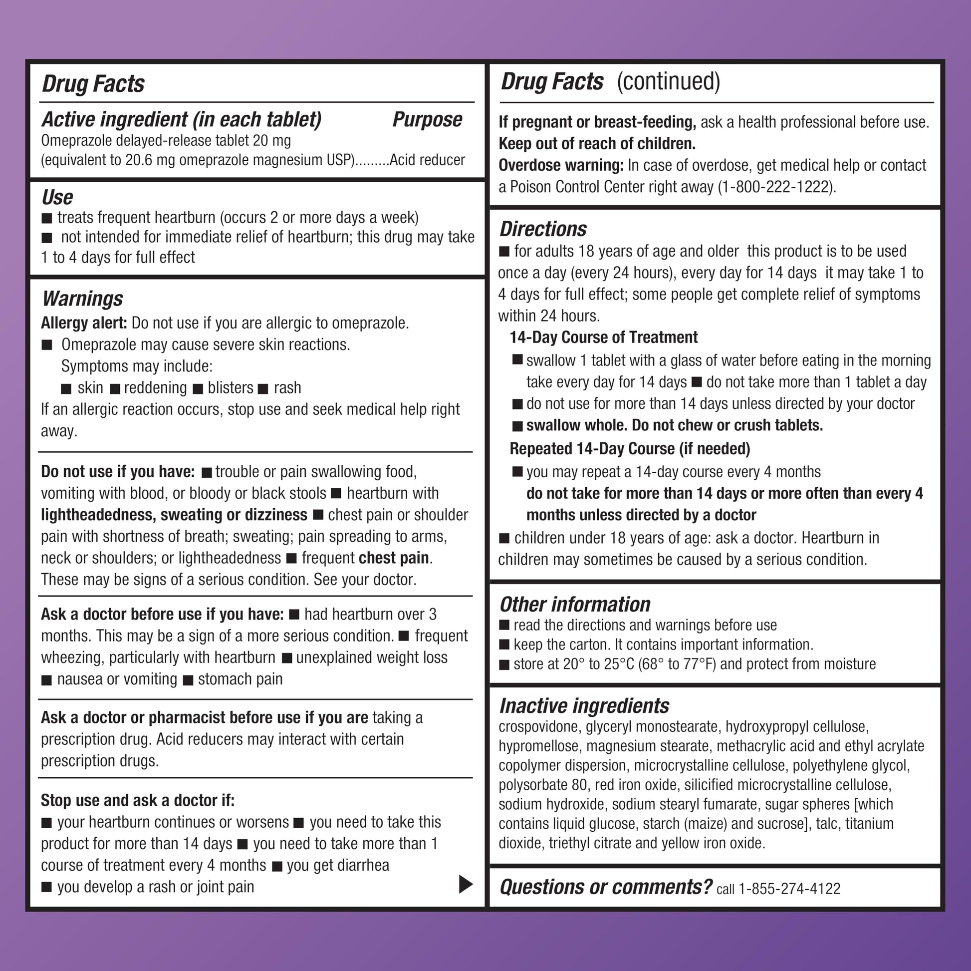 Amazon Basic Care Omeprazole Delayed Release Tablets 20 mg, Acid Reducer, treats frequent heartburn,, Cream, Regular, 42 Count (Pack of 1), 42 Count, Amazon Basic Care buy supplements Au