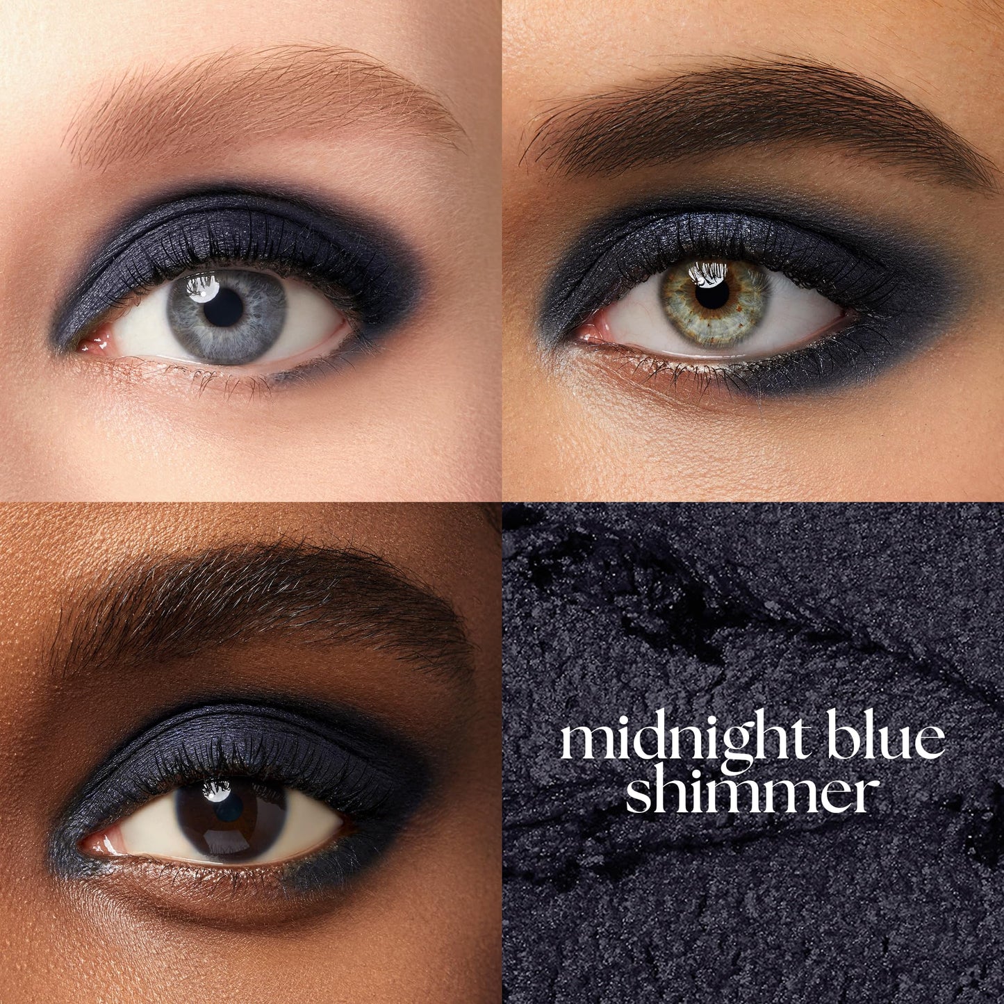 Julep Eyeshadow 101 Cream-to-Powder Waterproof Eyeshadow Stick – Midnight Blue Shimmer – Long-Lasting, Buildable, Crease-Proof, Cruelty Free, Shimmer Finish with Built-In Smudger