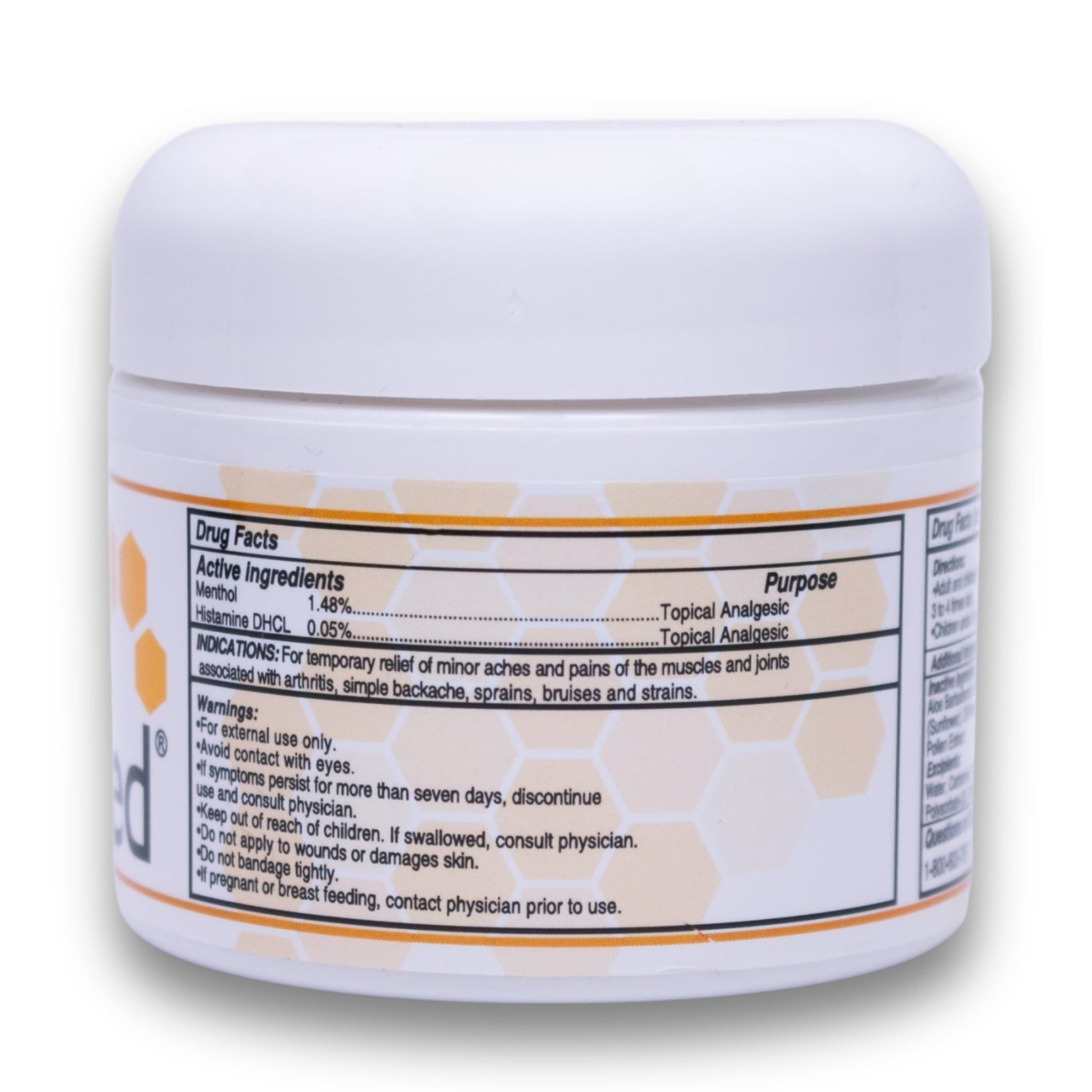 ABEE MED Extra Strength Joint & Muscle Relief Cream – Menthol Cooling & Warming Formula with Bee Pollen, Aloe & Chamomile – Fast-Absorbing Comfort Cream for Back, Knees & Muscles – 2 oz - dailyvitalstore