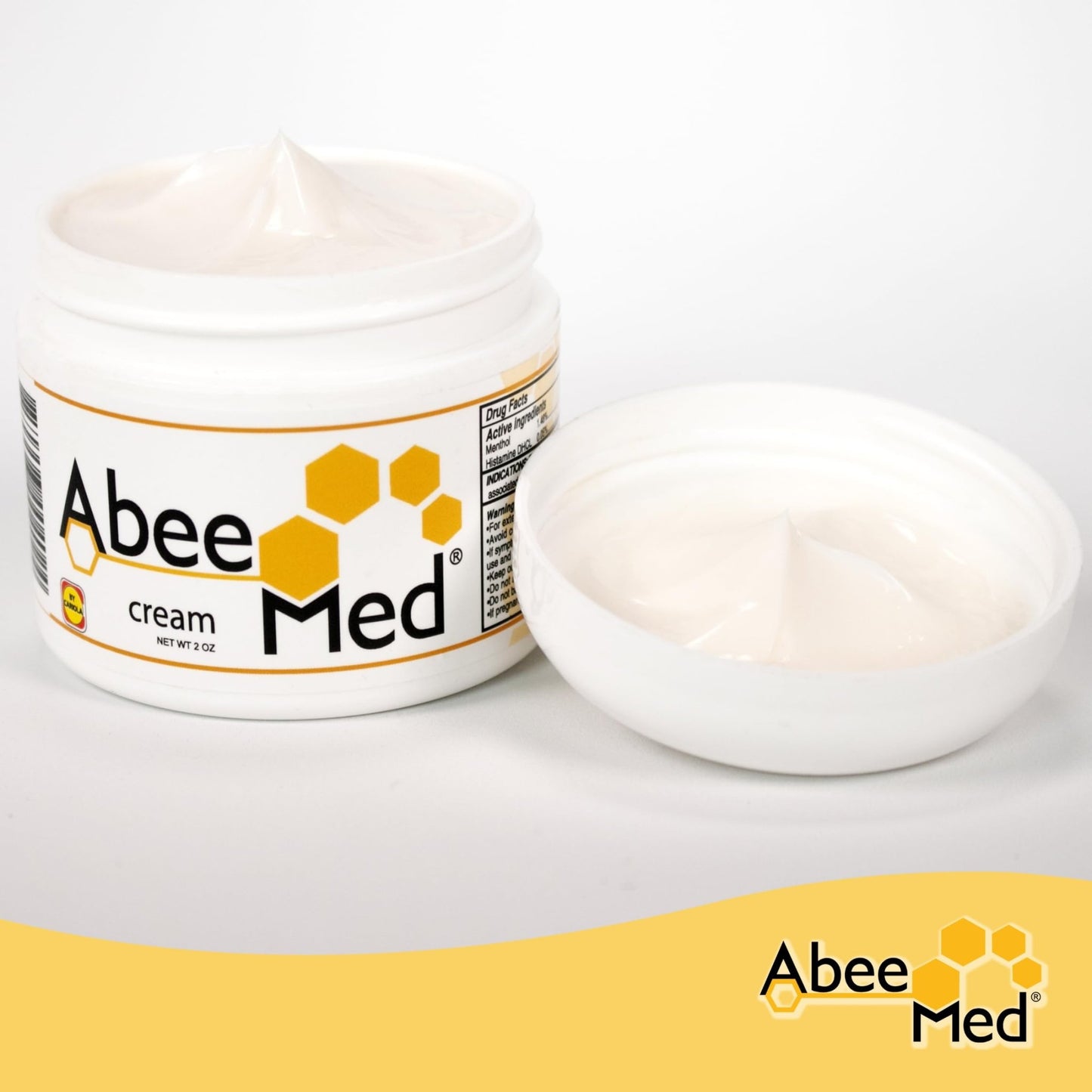 ABEE MED Extra Strength Joint & Muscle Relief Cream – Menthol Cooling & Warming Formula with Bee Pollen, Aloe & Chamomile – Fast-Absorbing Comfort Cream for Back, Knees & Muscles – 2 oz - dailyvitalstore