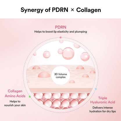 Abib PDRN Collagen Lip Mask Glazed Jelly 0.38 fl oz | Korean Lip Butter Balm Overnight Sleeping Mask Hydrating Care Moisturizer Treatment for Flakey, Dry Lips - dailyvitalstore