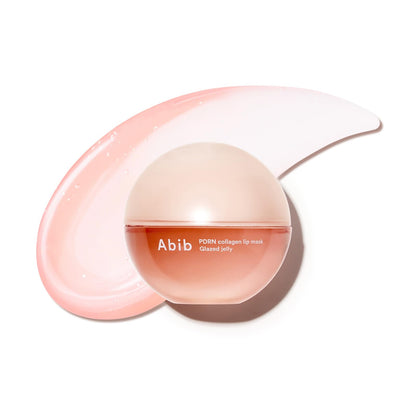 Abib PDRN Collagen Lip Mask Glazed Jelly 0.38 fl oz | Korean Lip Butter Balm Overnight Sleeping Mask Hydrating Care Moisturizer Treatment for Flakey, Dry Lips - dailyvitalstore
