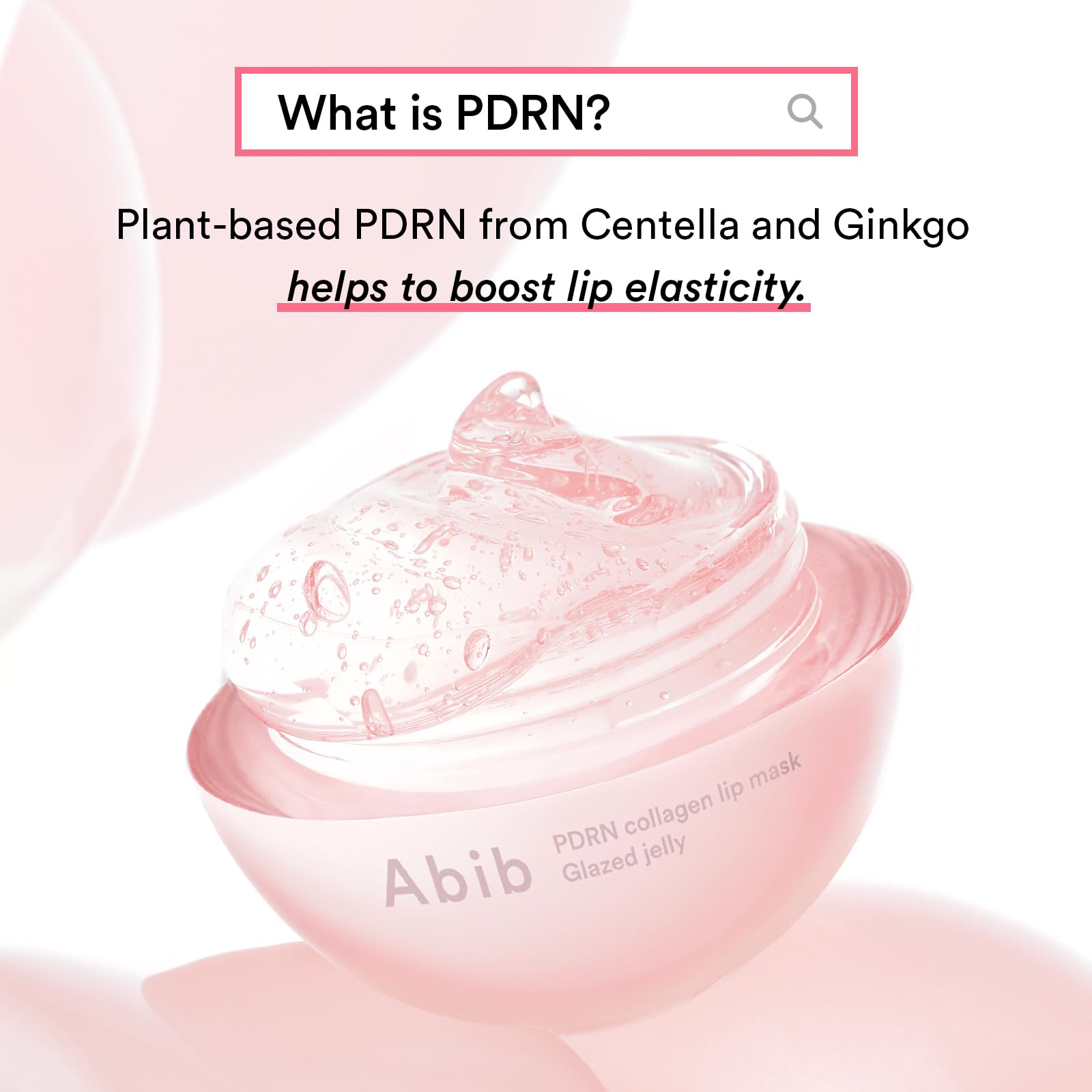 Abib PDRN Collagen Lip Mask Glazed Jelly 0.38 fl oz | Korean Lip Butter Balm Overnight Sleeping Mask Hydrating Care Moisturizer Treatment for Flakey, Dry Lips - dailyvitalstore
