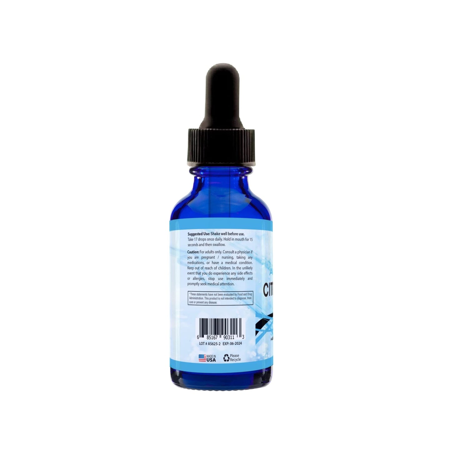 Absonutrix Citrus Bergamot Extract 500 mg, 4 Fl Oz Bottle, 200 Potent Servings, Easy-to-Consume Liquid Drops, Quick Absorption, Gluten-Free, Third-Party Tested - dailyvitalstore