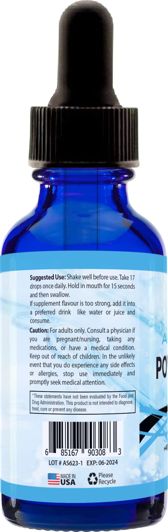 Absonutrix Power Sea Moss with Blend Burdock Root Extract 593mg, 4 Oz Liquid, 200 Servings, Made in USA, Quick Absorption, Quality Potent Ingredients, Third-Party Tested, Non-GMO - dailyvitalstore