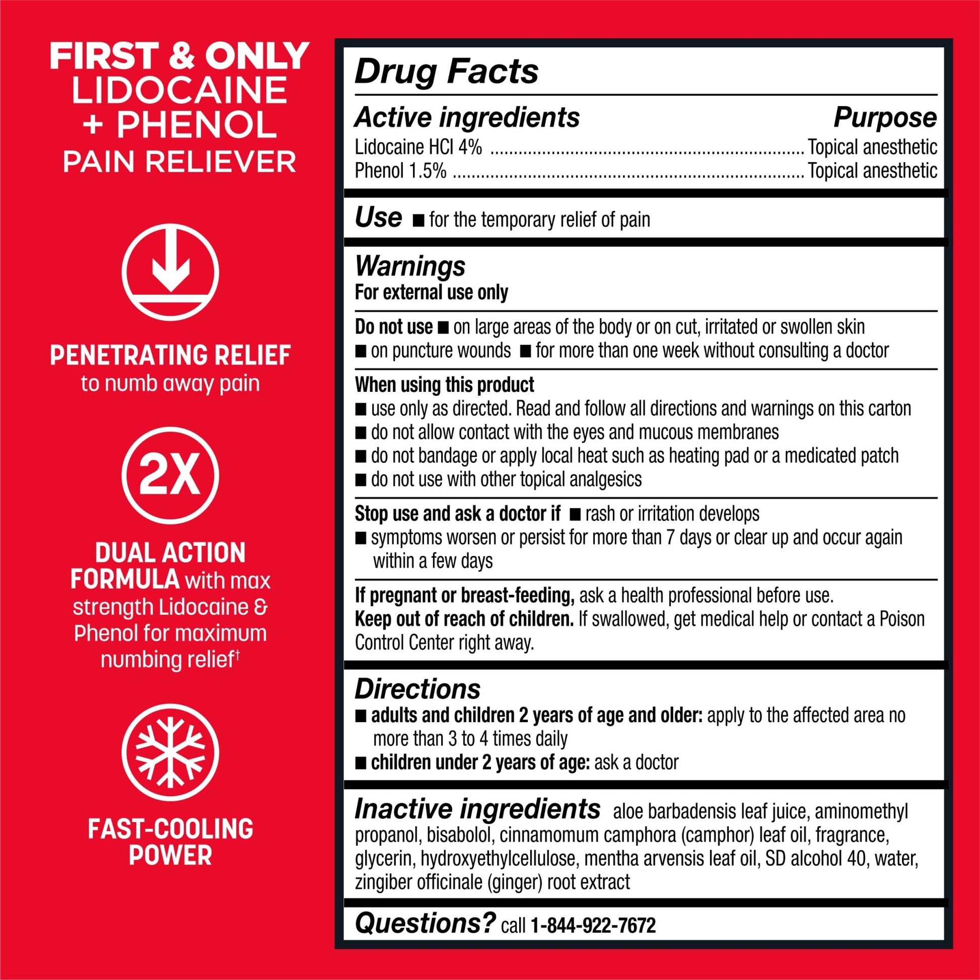 Absorbine Jr. PRO Maximum Strength Lidocaine Roll-On for Targeted Nerve and Muscle Pain Relief, 4% Lidocaine + 1.5% Phenol, Fast Acting & Long Lasting, 2.5 oz - dailyvitalstore