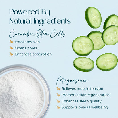 Abundant Natural Health MAG I.C. Magnesium Gel with Cucumber Stem Cells - Fast Muscle Relief, Soothing, Stingless, Safe for Sensitive Skin, Fragrance-Free, 200mL - dailyvitalstore
