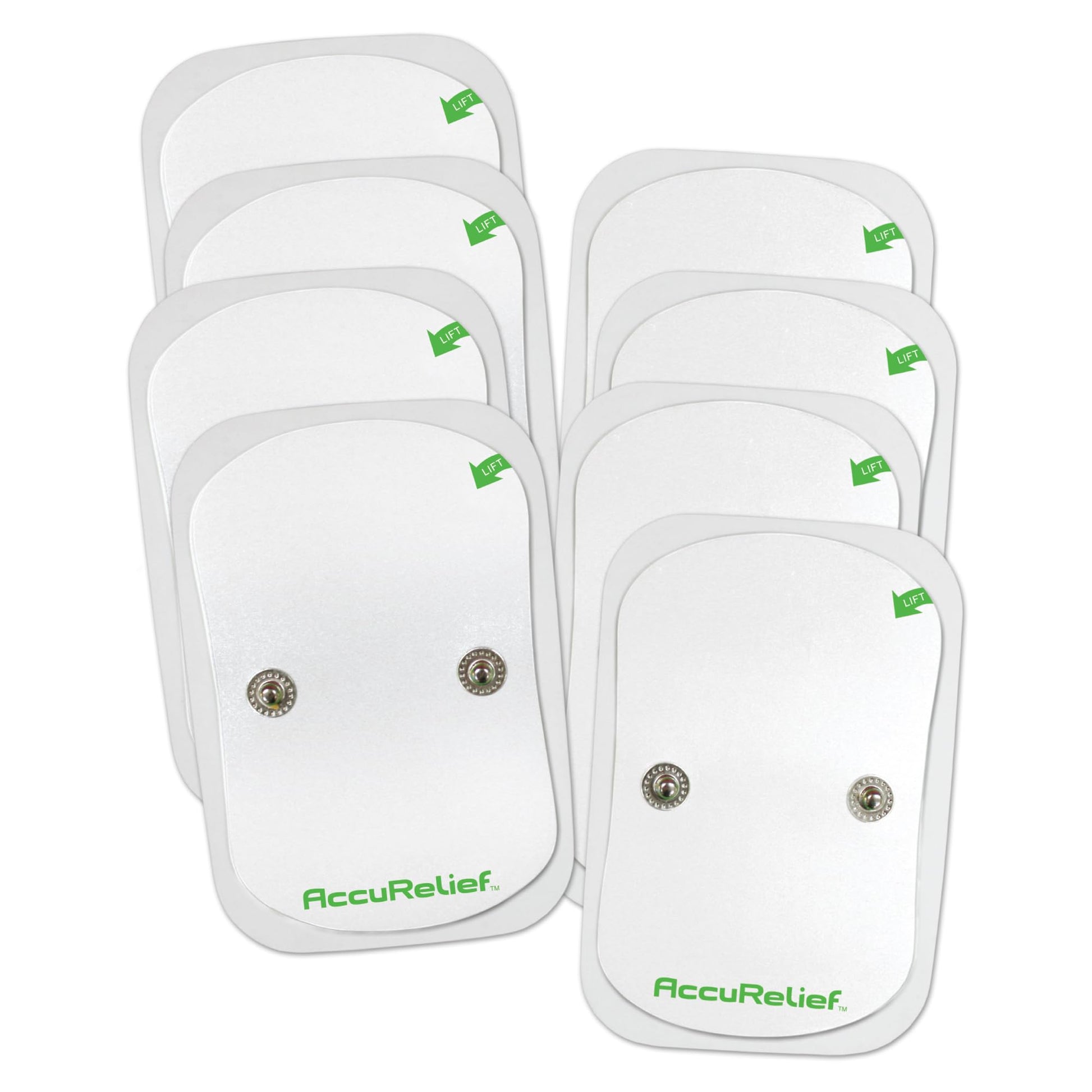 AccuRelief Wireless TENS Electrotherapy Pain Relief System Supply Kit (Packaging May Vary), Works with AccuRelief Wireless Remote Control TENS Device (ACRL-9000), 2 Pair (Pack of 1) - dailyvitalstore