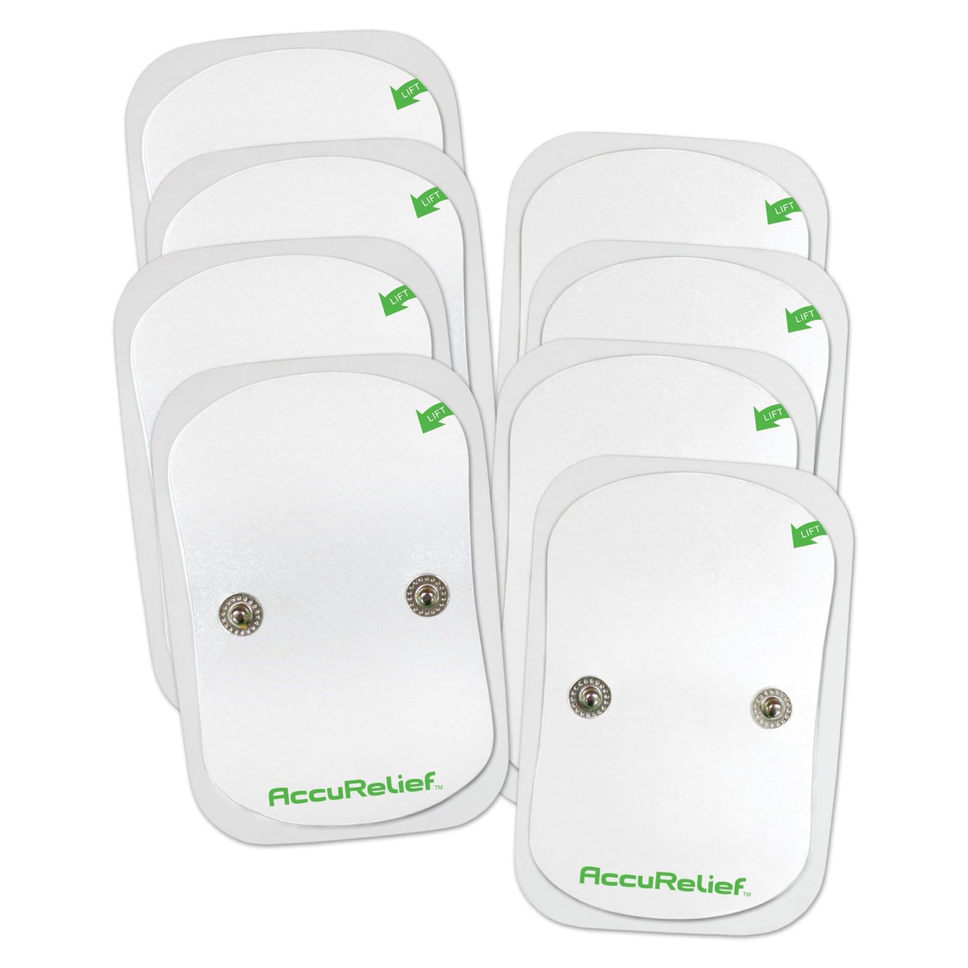 AccuRelief Wireless TENS Electrotherapy Pain Relief System Supply Kit (Packaging May Vary), Works with AccuRelief Wireless Remote Control TENS Device (ACRL-9000), 2 Pair (Pack of 1) - dailyvitalstore