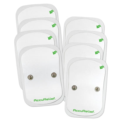 AccuRelief Wireless TENS Electrotherapy Pain Relief System Supply Kit (Packaging May Vary), Works with AccuRelief Wireless Remote Control TENS Device (ACRL-9000), 2 Pair (Pack of 1) - dailyvitalstore