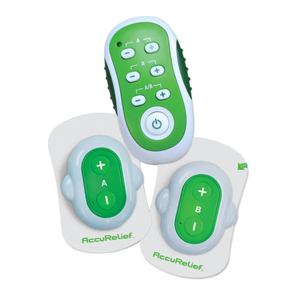 AccuRelief Wireless TENS Unit with Remote Control, TENS Pain Relief Device and Muscle Stimulator, for Back Pain, Neck Pain, Arm and Leg Pain - dailyvitalstore