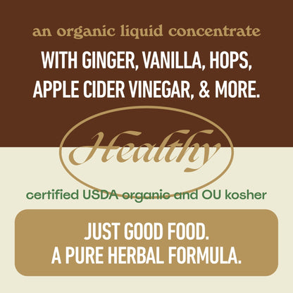 Acid Reflux Relief Liquid 16oz - Organic Heartburn Support Formula, Natural GERD Aid with Aloe Ginger Garlic Vanilla, Fast Absorbing Amish Remedy, Certified Organic Kosher Made in USA Supplement - dailyvitalstore