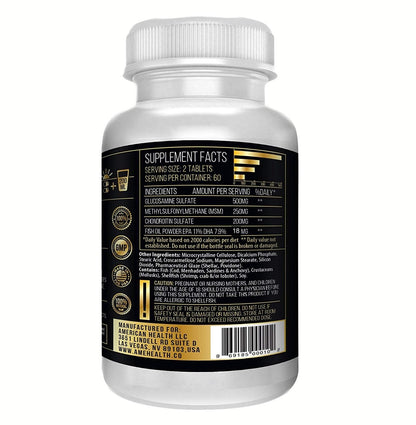 Actif Joint 4-in-1 Fast Relief Maximum Strength, Clinical Formula, 120ct, Made in USA - dailyvitalstore