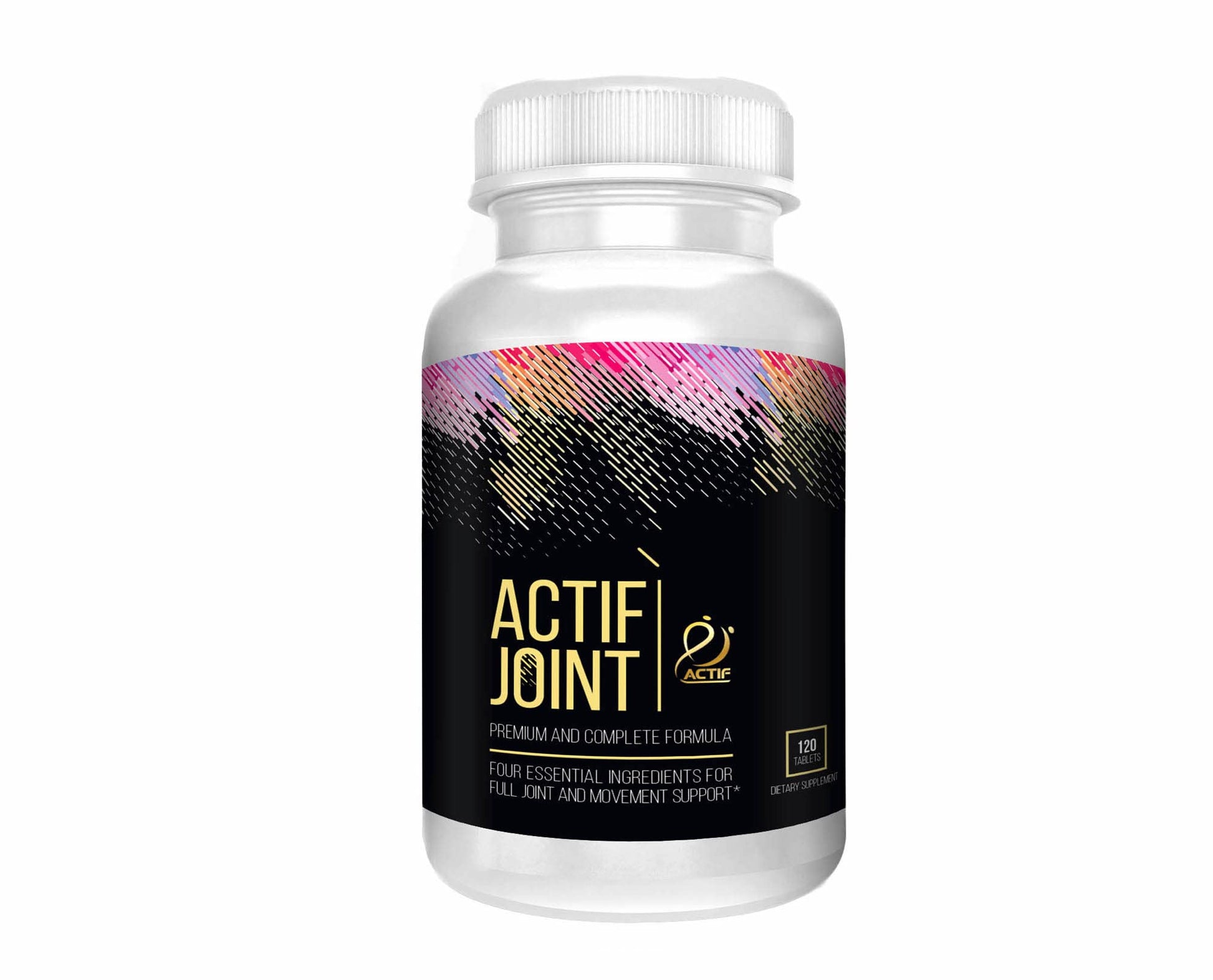 Actif Joint 4-in-1 Fast Relief Maximum Strength, Clinical Formula, 120ct, Made in USA - dailyvitalstore
