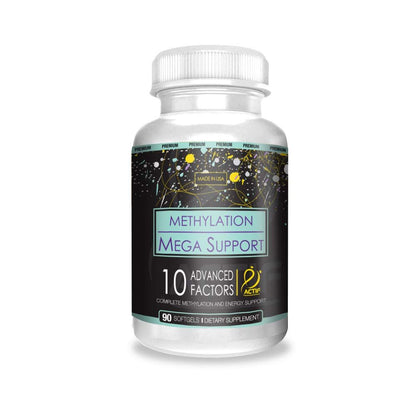 ACTIF Methylation Mega Support with 10 Advanced Factors and Organic Folate – 100% Natural, Non-GMO, 90 Count - dailyvitalstore