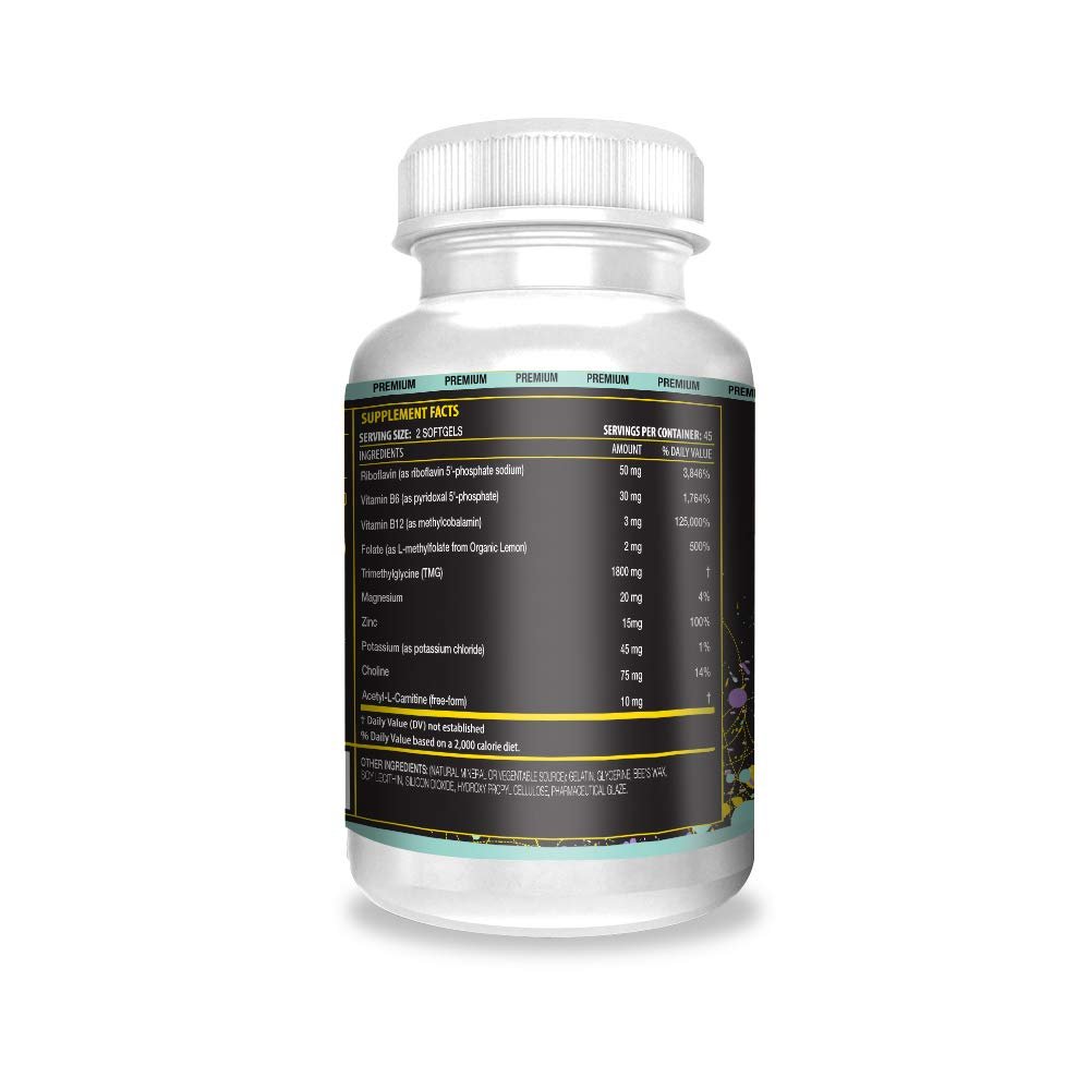 ACTIF Methylation Mega Support with 10 Advanced Factors and Organic Folate – 100% Natural, Non-GMO, 90 Count - dailyvitalstore