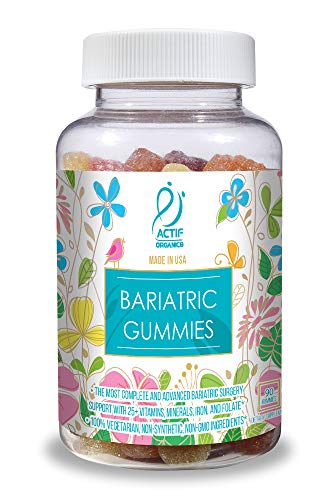 ACTIF Organic Bariatric Gummies with 25+ Organic Vitamins and Minerals for Bariatric Surgery Gastric Bypass Surgery, Advanced Formula - 90 Count - dailyvitalstore