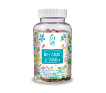 ACTIF Organic Bariatric Gummies with 25+ Organic Vitamins and Minerals for Bariatric Surgery Gastric Bypass Surgery, Advanced Formula - 90 Count - dailyvitalstore