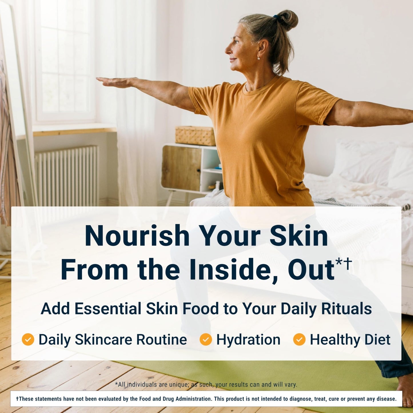 ACTIVATEDYOU Essential Skin Food, Advanced Skincare Collagen Elastin Support Supplement for Aging Skin, Helps Improve Appearance of Face Texture, Sagging w/Dermaval, Vitamin C (30 Count (Pack of 3)) - dailyvitalstore
