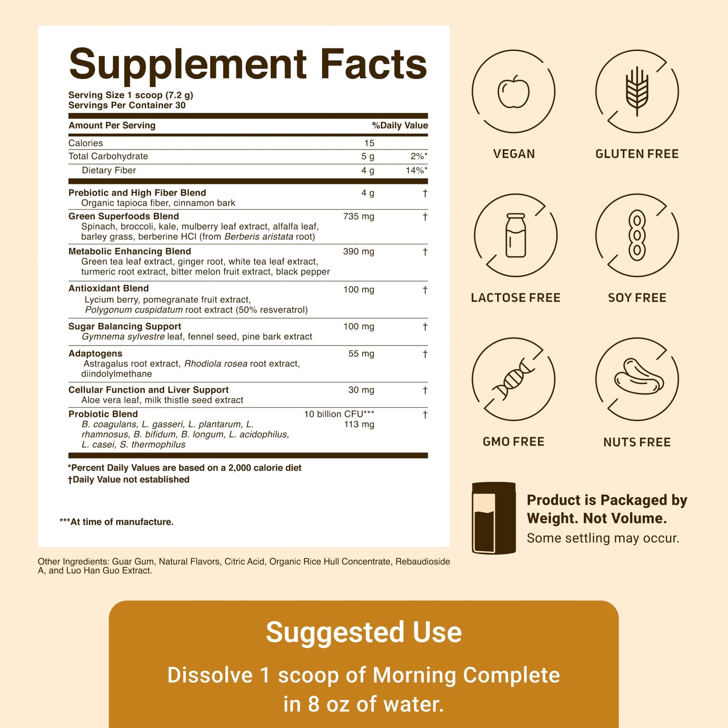 ACTIVATEDYOU Morning Complete Daily Wellness Greens Superfood Drink Mix for Gut Health w/Prebiotics, Probiotics, Antioxidants, Green Superfoods, 10 Billion CFUs, 30 Servings (Citrus) - dailyvitalstore