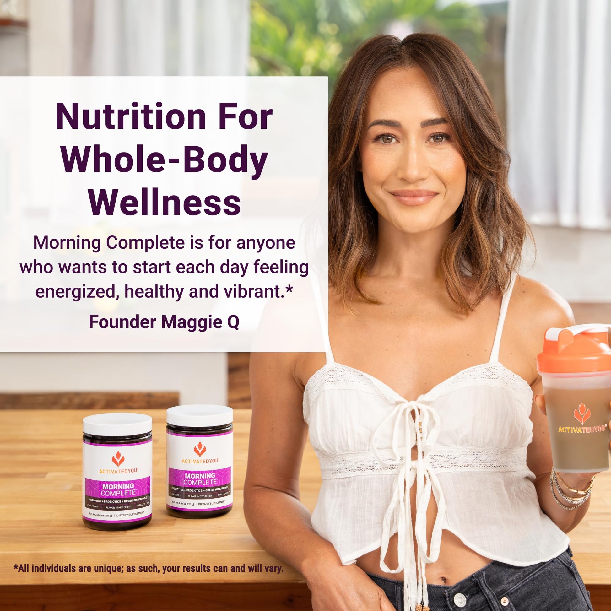 ActivatedYou Morning Complete Super Greens Powder Drink Mix - Gut Health Boost with Prebiotics, Probiotics, & Antioxidants - 10 Billion CFUs, Mixed Berry Flavor - dailyvitalstore