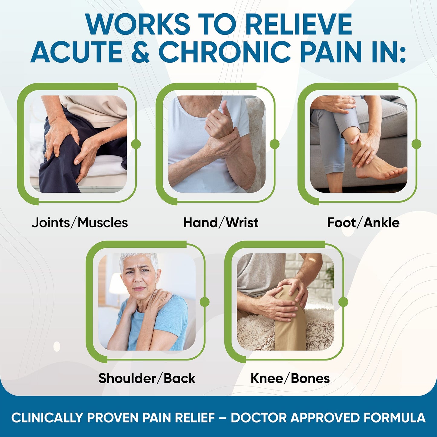 ACTIVE AGAIN Joint & Muscle Cream, 4oz | Clinically Proven for Joint Health and Mobility, Muscle, Back, Knee, Shoulder | Long Term Results| Doctor Approved | Made in USA - dailyvitalstore