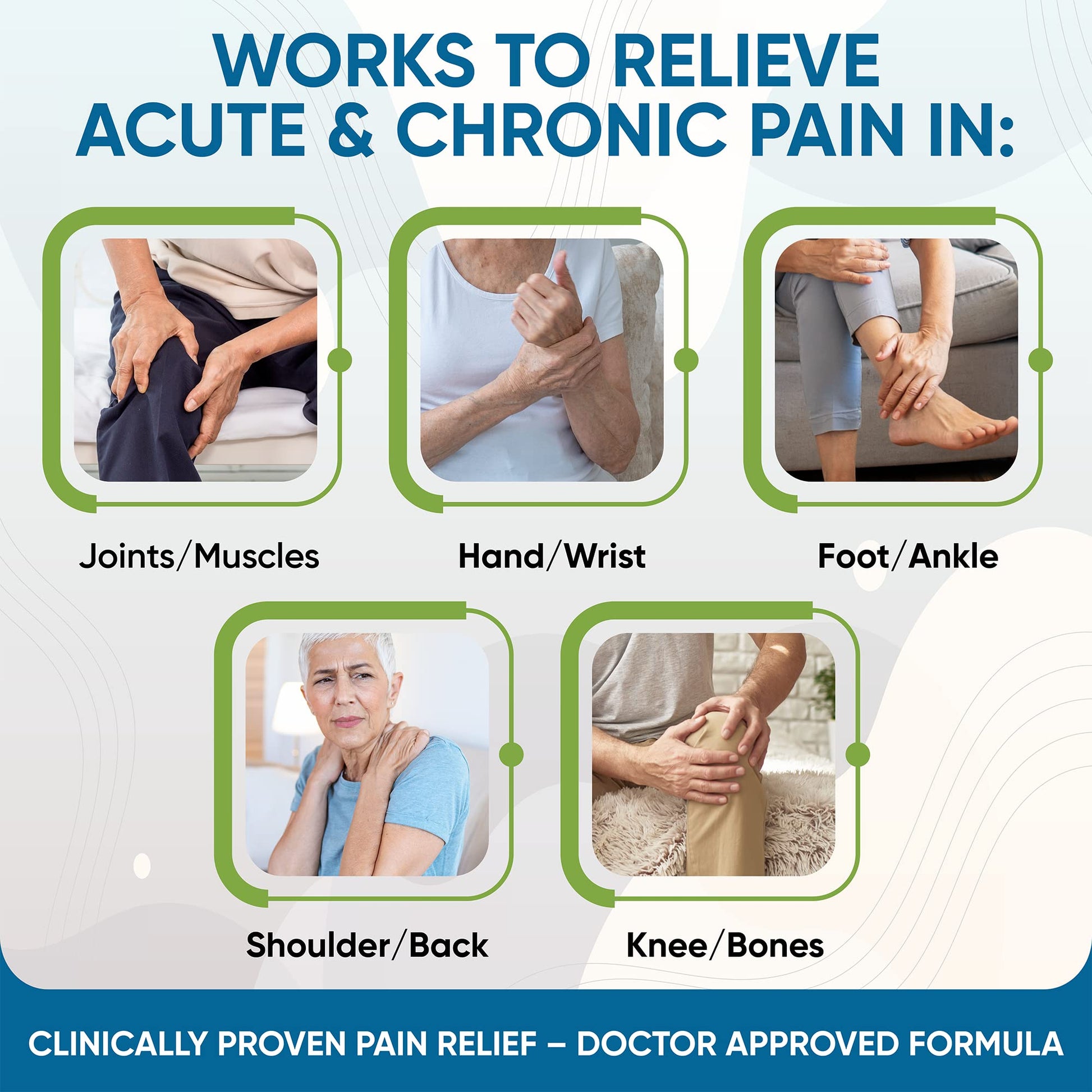 ACTIVE AGAIN Joint & Muscle Cream, 4oz | Clinically Proven for Joint Health and Mobility, Muscle, Back, Knee, Shoulder | Long Term Results| Doctor Approved | Made in USA - dailyvitalstore