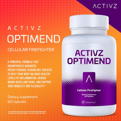 ACTIVZ Optimend - Advanced Joint Mobility and Comfort Support with Enhanced Bioavailability Using CyLoc Dextrin and DexKey Technology - 60 Capsules - dailyvitalstore