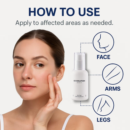 AD SOLUTION Ato Fast Calming Serum for Sensitive & Eczema-Prone Skin Instant Relief from Itch, Redness & Flare-Ups - dailyvitalstore