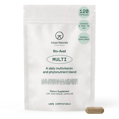 Adapt Naturals Multivitamin for Women & Men, Bioavailable Easy-to-Absorb Multivitamin Daily Supplement with Biotin, Niacin, Vitamin A, B, C, D, E, K1, Zinc, Magnesium - Immune Support - 30 Day Supply - dailyvitalstore