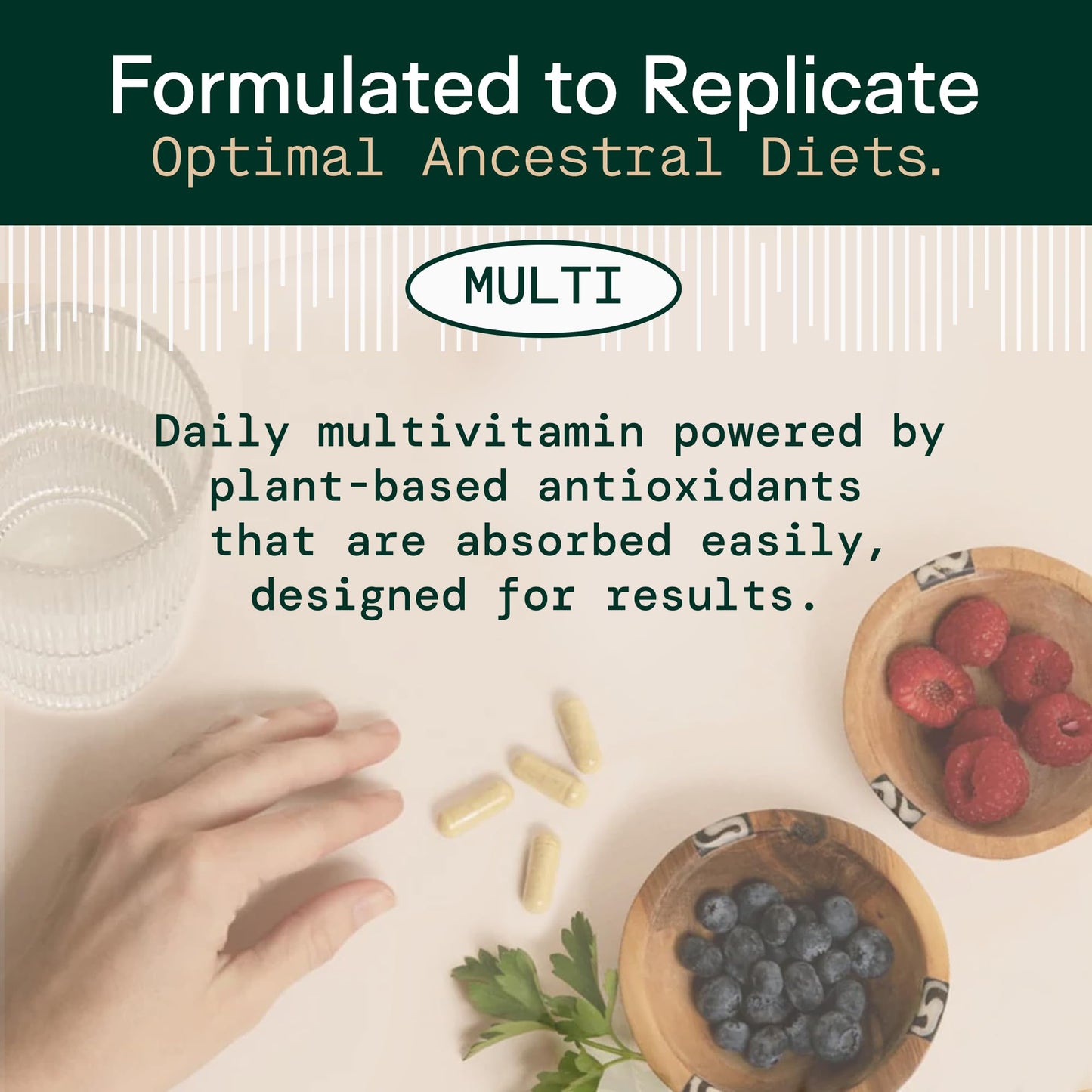 Adapt Naturals Multivitamin for Women & Men, Bioavailable Easy-to-Absorb Multivitamin Daily Supplement with Biotin, Niacin, Vitamin A, B, C, D, E, K1, Zinc, Magnesium - Immune Support - 30 Day Supply - dailyvitalstore