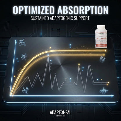 ADAPTOHEAL Inflammoff - Adaptogenic Supplement Designed to Support Joint, Muscle and Tissue Inflammation Naturally, 8 Highly Concentrated extracts with Turmeric and Rhodiola rosea (90 Capsules) - dailyvitalstore