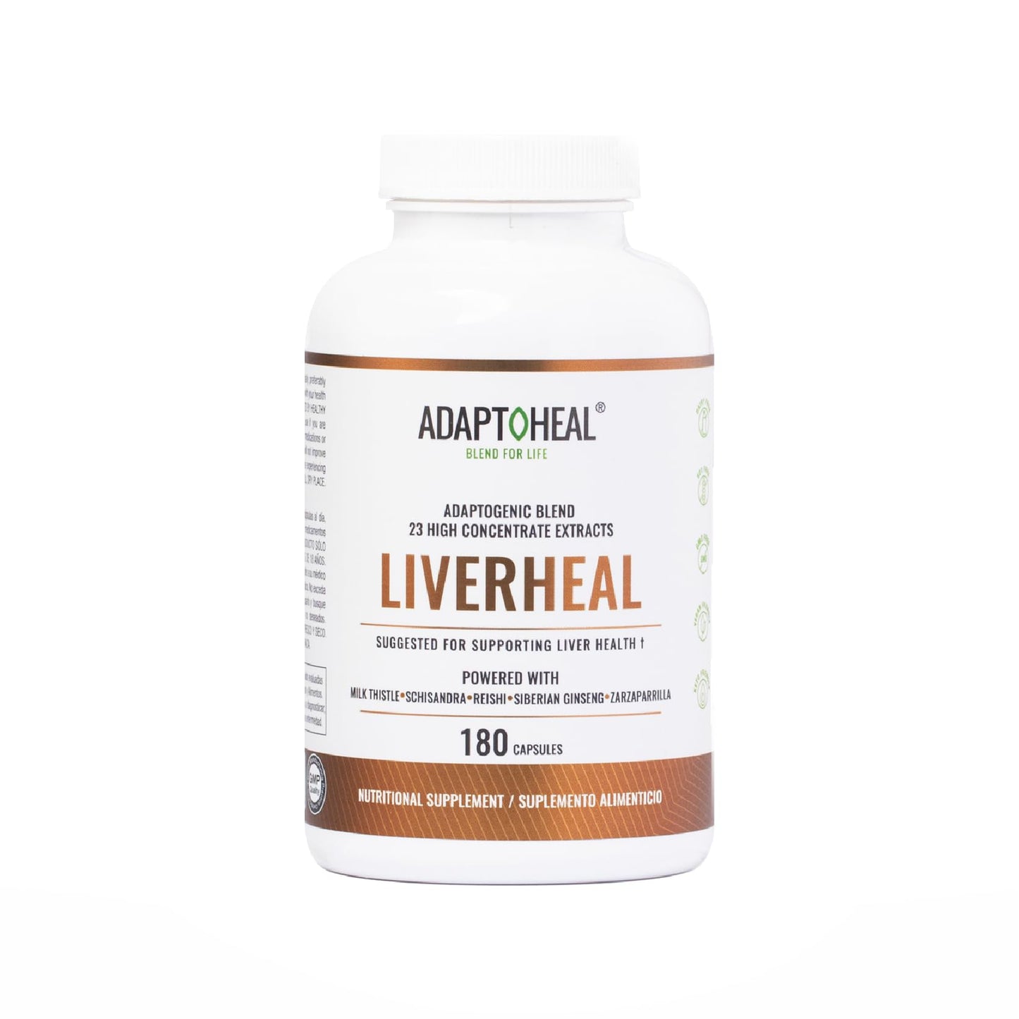 ADAPTOHEAL Milk Thistle, Turmeric and Astragalus Complex – Liverheal Herbal Liver Cleanse and Detox Formula with Artichoke and Schisandra Extracts – High-Potency Plant Blend (180 Capsules) - dailyvitalstore