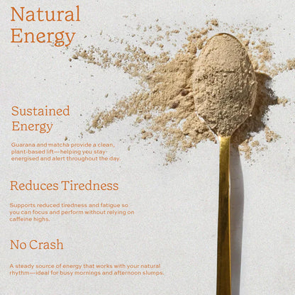 Aduna Organic Energy Superfood Blend | 100% Natural Stir-in Blend With 10+ Superfoods for Natural Energy, Focus & Reduced Tiredness | Vegan Powder for Yogurt, Juices, & Smoothies | 250g - dailyvitalstore
