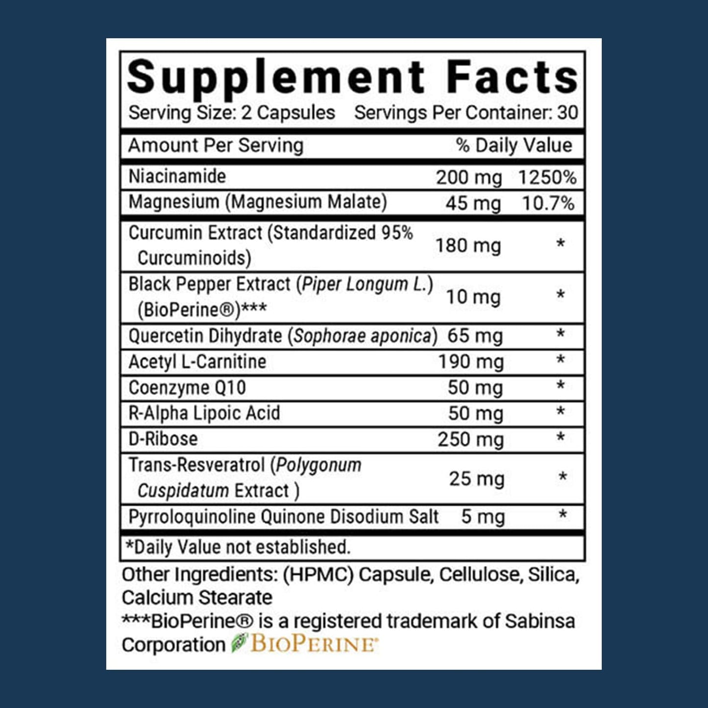 Advanced Bionutritionals – Advanced Mitochondrial Formula Support Supplement, Healthy Aging, Repair, Energy Optimizer with CoQ10, PQQ, Alpha Lipoic Acid, Gluten Free, Vegan, Non GMO (60 Tablets) - dailyvitalstore