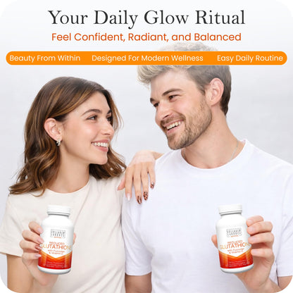 Advanced Glutathione Complex 500mg – with Fucoidan & Vitamin C – Antioxidant Support for Skin Glow, Detox & Immune Health – Non-GMO, Made in USA (60 Capsules) - dailyvitalstore