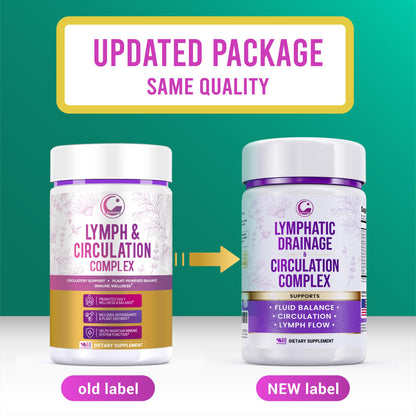 Advanced Lymphatic Drainage Supplements – Lymphatic Cleanse & Lymph System Support with Hesperidin, Rutin, Quercetin with Bromelain – Herbal Lymphatic Support Formula – 60 Capsules - dailyvitalstore