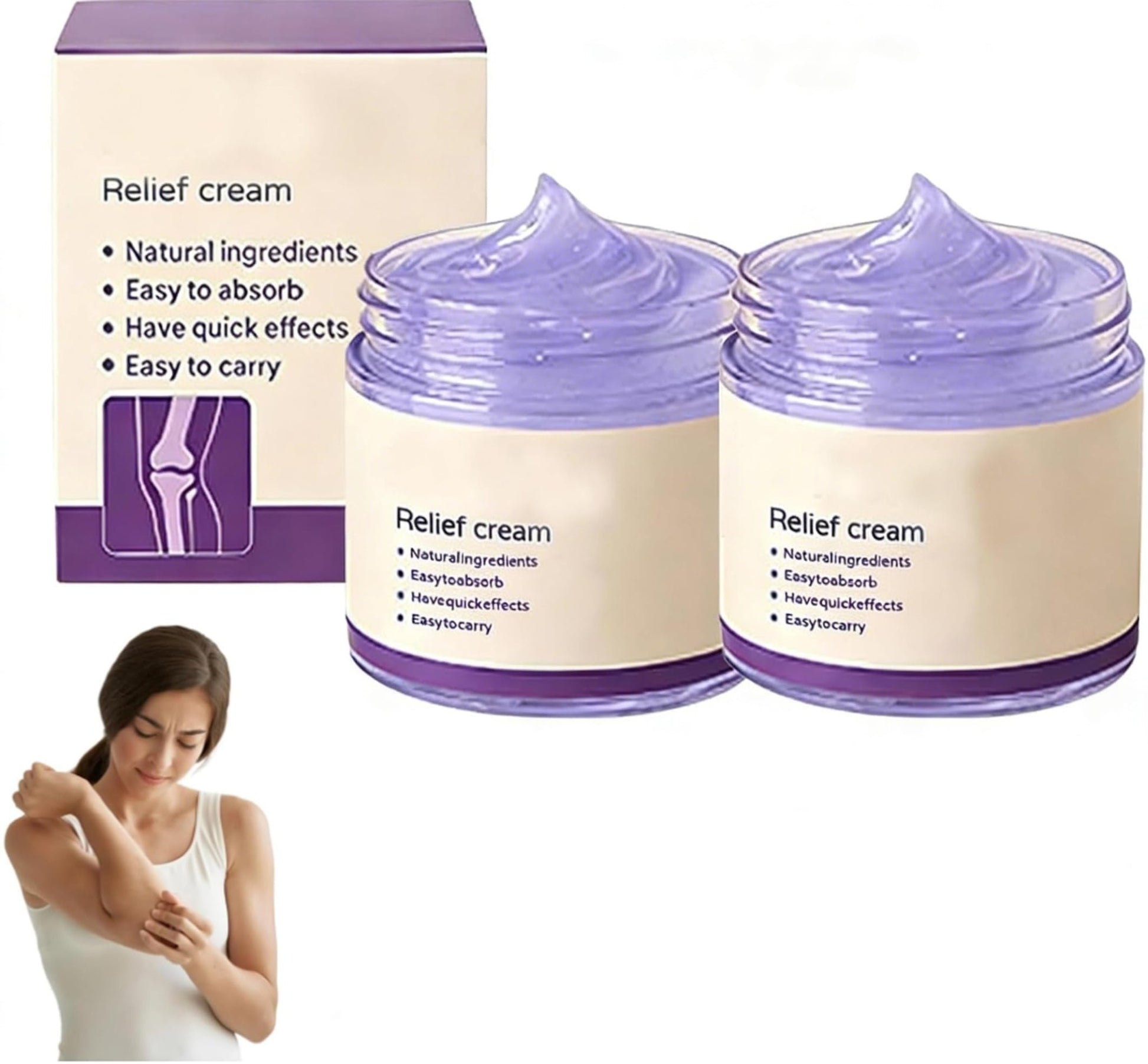 Advanced Rapid Joint Relief Gel, 2026 New Professional Relief Soothing Massage Therapy Gel, for Back, Neck, Hands, Knee (2 Pack) - dailyvitalstore