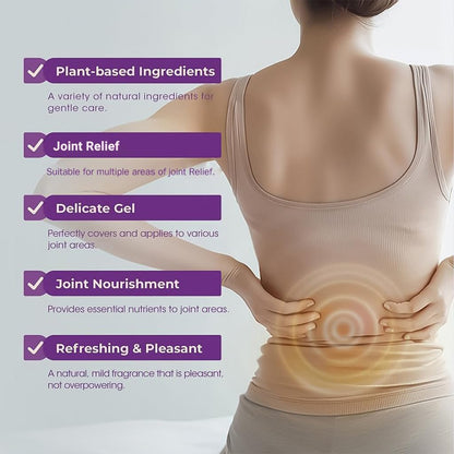 Advanced Rapid Joint Relief Gel, 2026 New Professional Relief Soothing Massage Therapy Gel, for Back, Neck, Hands, Knee (2 Pack) - dailyvitalstore