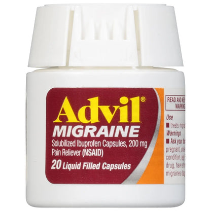 Advil 200 mg Liquid Filled Capsules 20 ea - dailyvitalstore