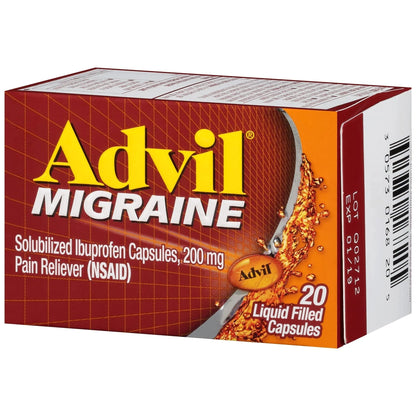 Advil 200 mg Liquid Filled Capsules 20 ea - dailyvitalstore