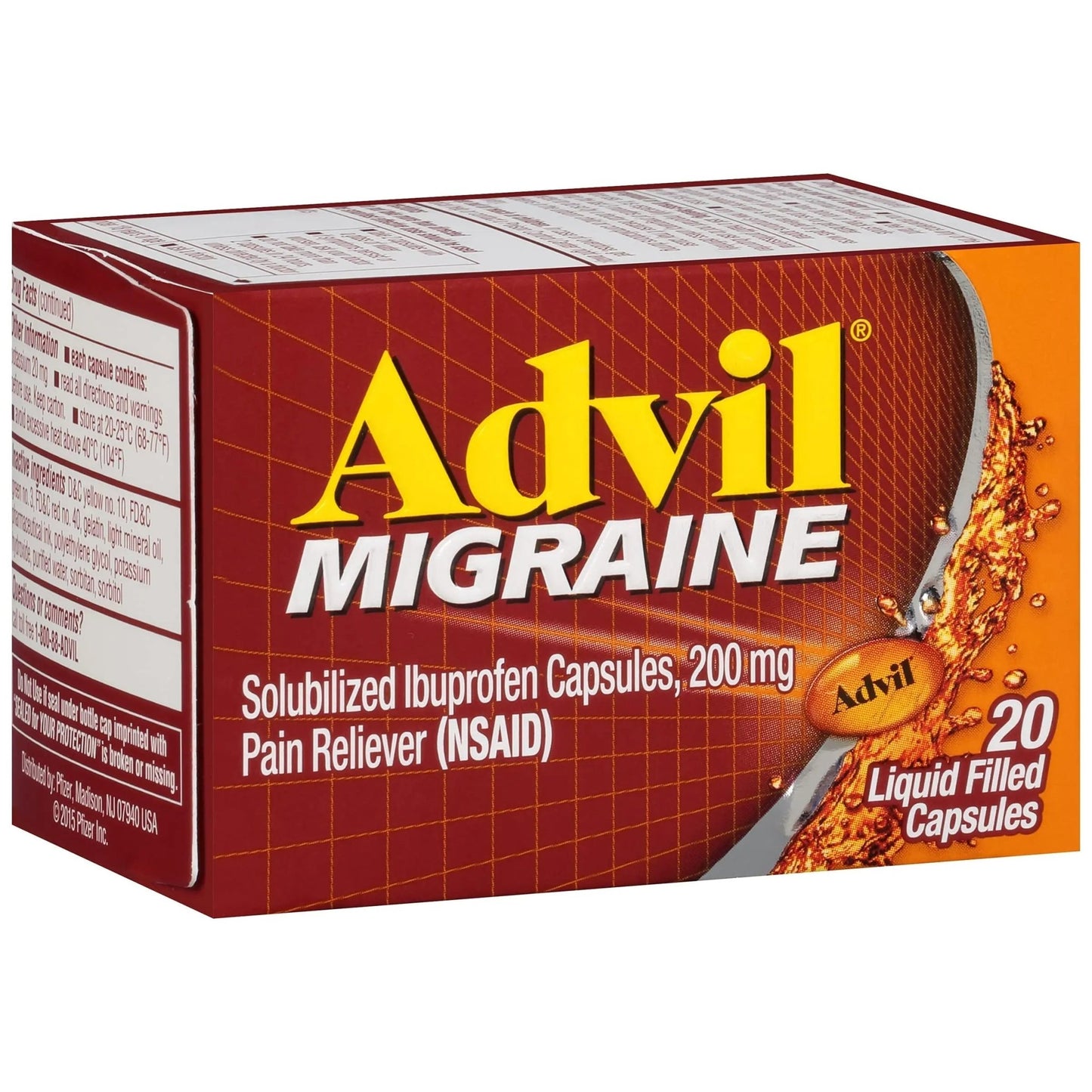 Advil 200 mg Liquid Filled Capsules 20 ea - dailyvitalstore