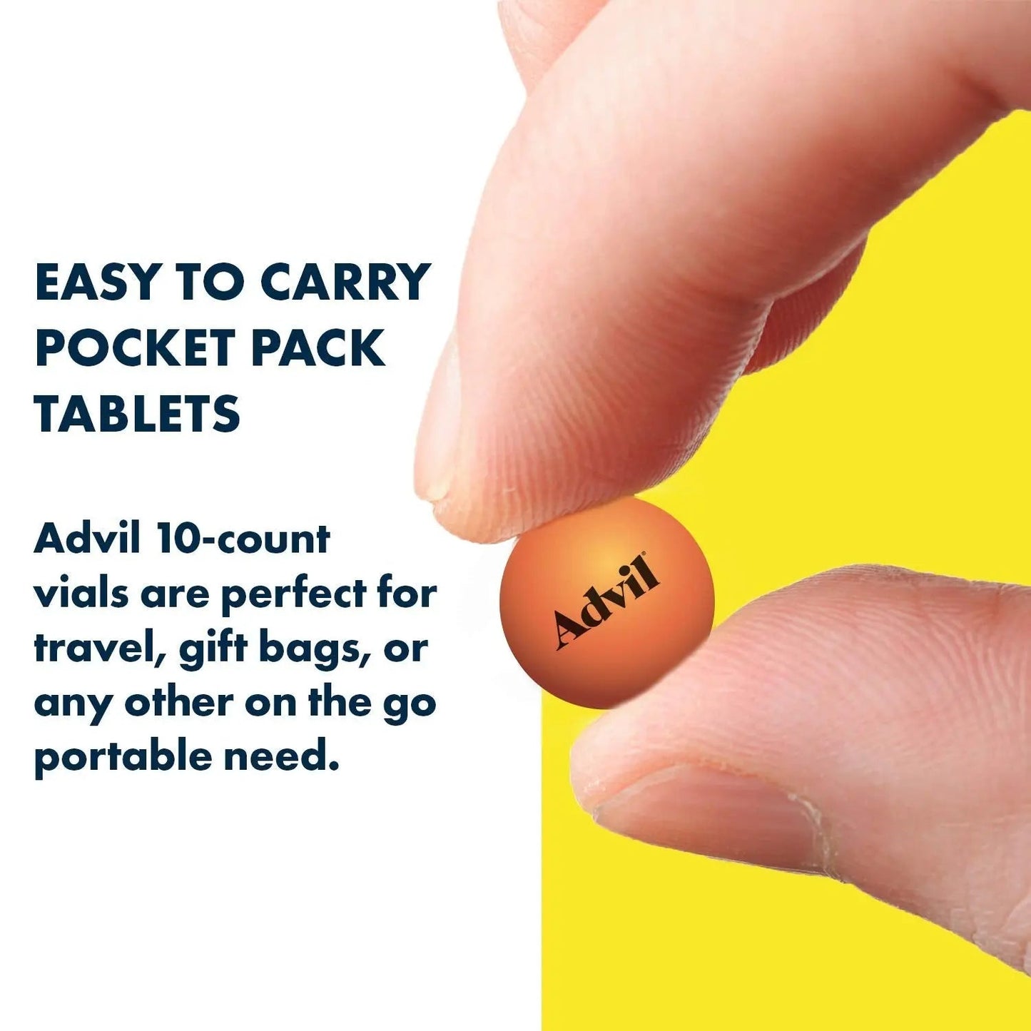 Advil 200 mg Tablets Pocket Pack 10 ea (Pack of 6) - dailyvitalstore
