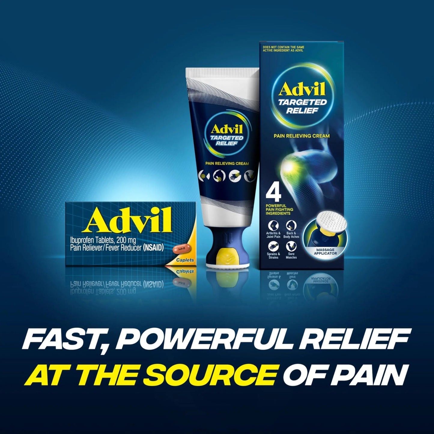 Advil Ibuprofen Coated Caplets Pain Reliever and Fever Reducer 200 Milligram 24Ct - dailyvitalstore