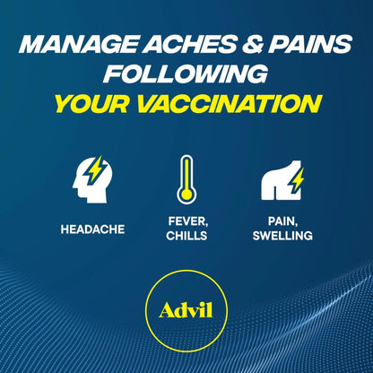 Advil Ibuprofen Coated Caplets Pain Reliever and Fever Reducer 200 Milligram 24Ct - dailyvitalstore